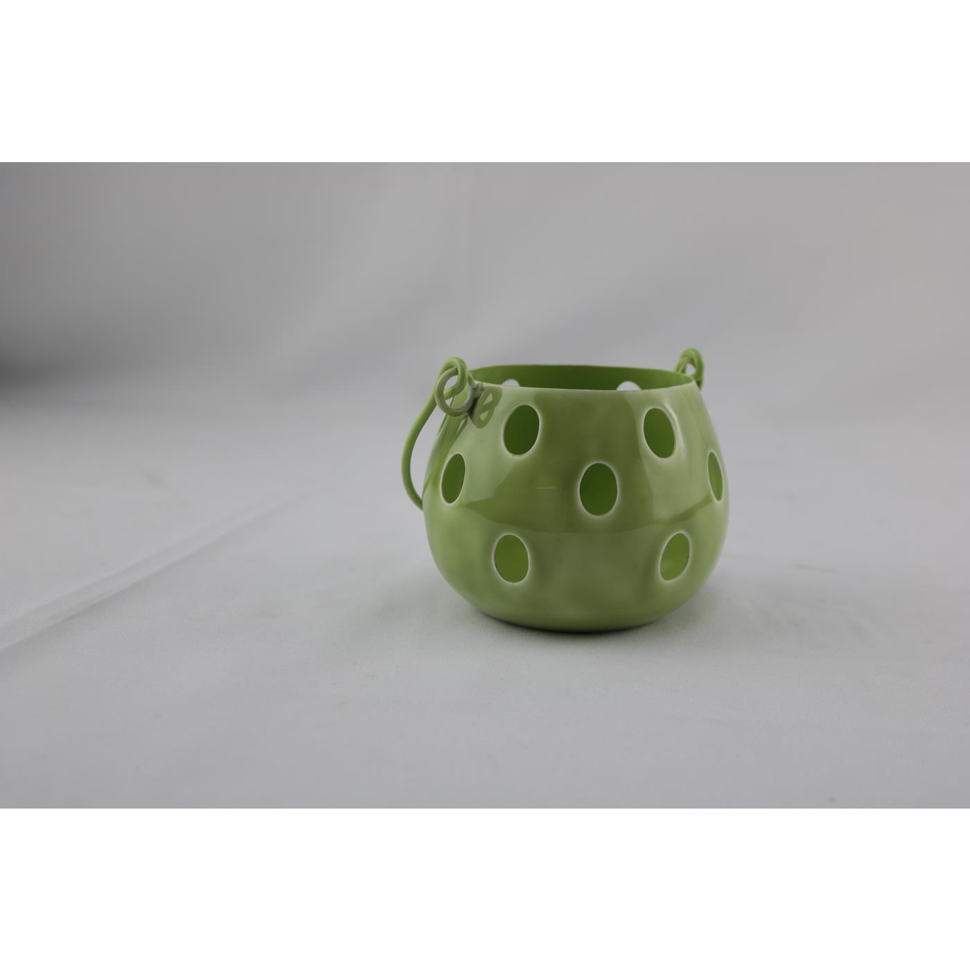 Lantaarn S groen 11x11x8,5cm